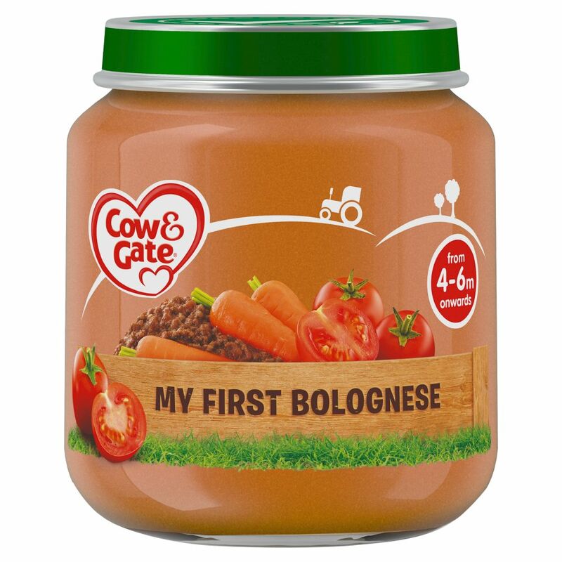 Cow & Gate My First Bolognese from 4-6m Onwards 125g Cow & Gate My First Bolognese from 4-6m Onwards 125g