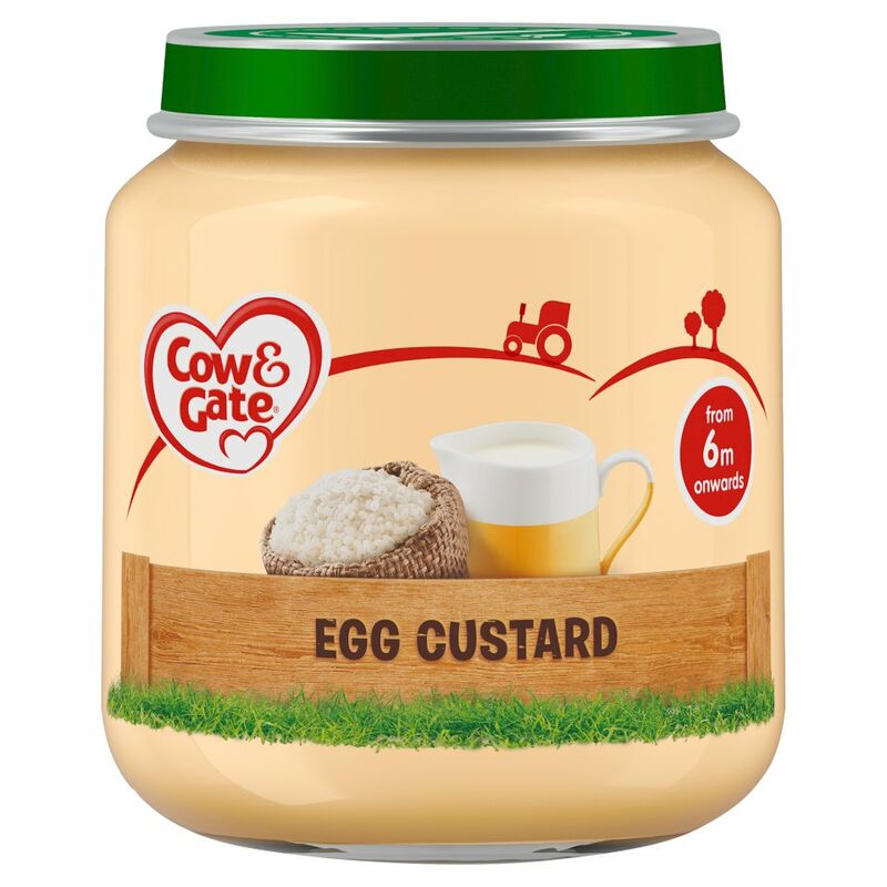 Cow & Gate Egg Custard from 6m Onwards 125g