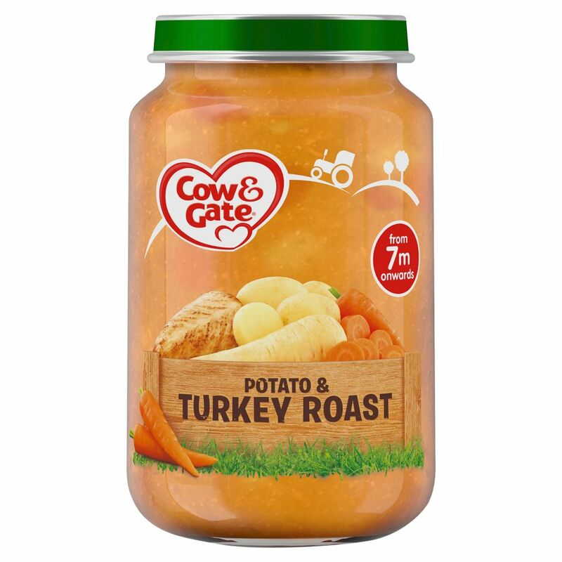 Cow & Gate Potato & Turkey Roast from 7m Onwards 200g Cow & Gate Potato & Turkey Roast from 7m Onwards 200g