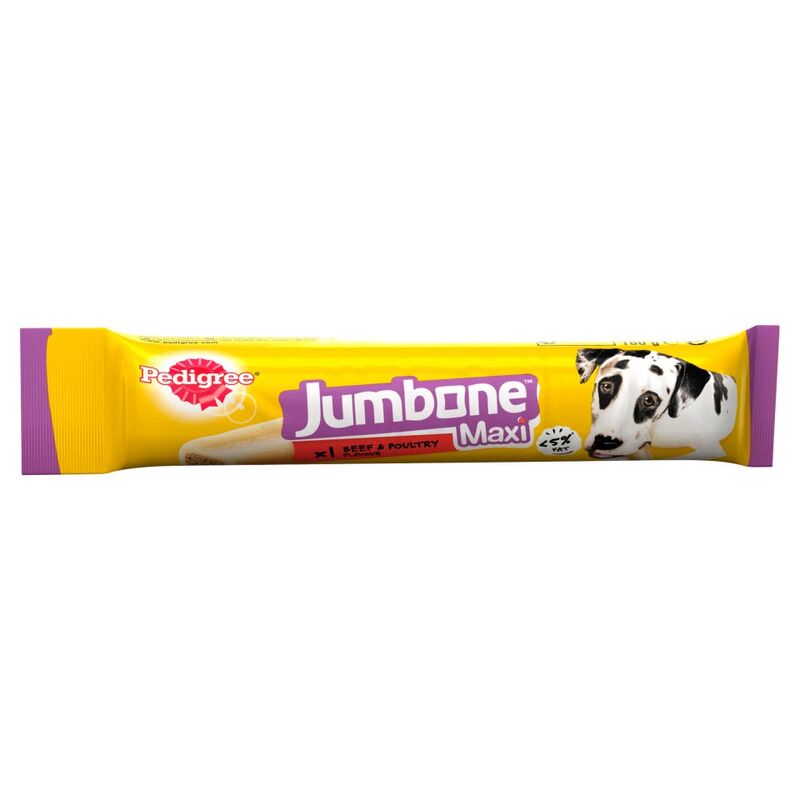 Pedigree Jumbone Large Dog Treat with Beef & Poultry 1 Maxi Chew 180g