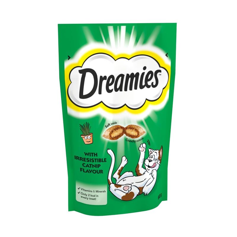 Dreamies Cat Treat Biscuits with Catnip 60g