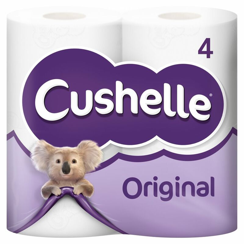 Cushelle White 4 Toilet Rolls Cushelle White 4 Toilet Rolls