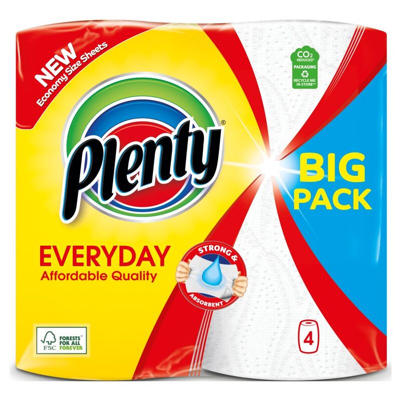 Plenty Everyday Kitchen Towel 4 rolls
