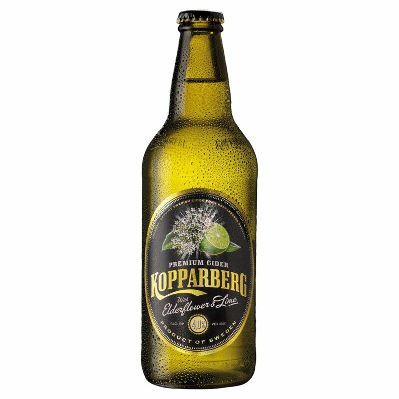 Kopparberg Premium Cider with Elderflower & Lime 500ml Kopparberg Premium Cider with Elderflower & Lime 500ml