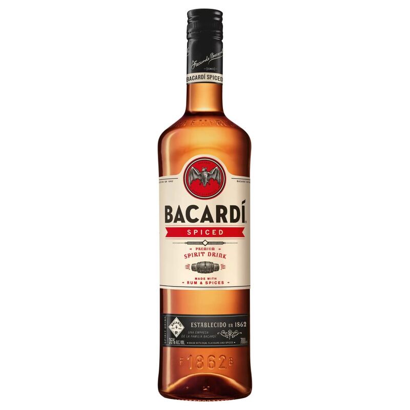 BACARDÍ Spiced Premium Rum Spirit Drink, 70cl