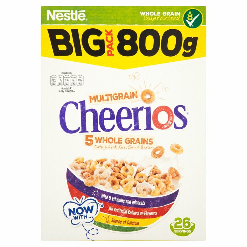 NESTLE CHEERIOS MULTIGRAIN Cereal 800g Box
