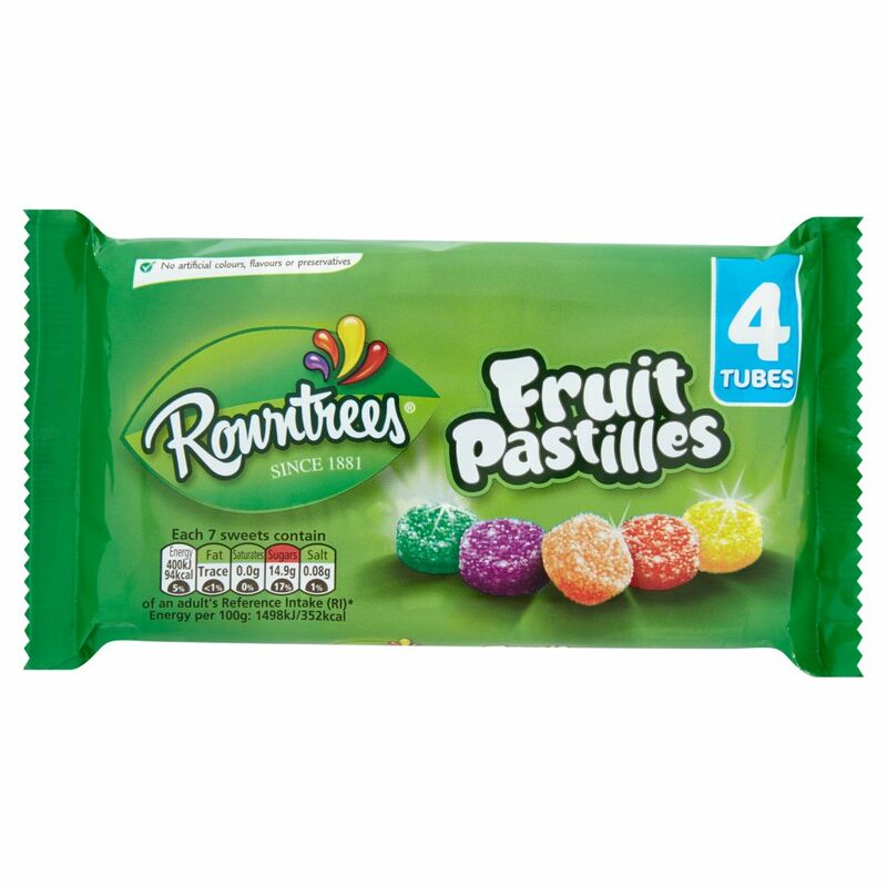 ROWNTREE'S Fruit Pastilles 4 Pack Multipack