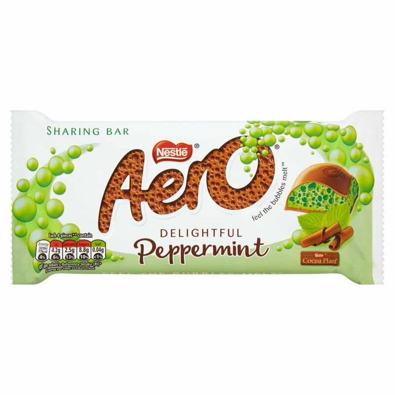 AERO Peppermint Chocolate Sharing Bar 100g