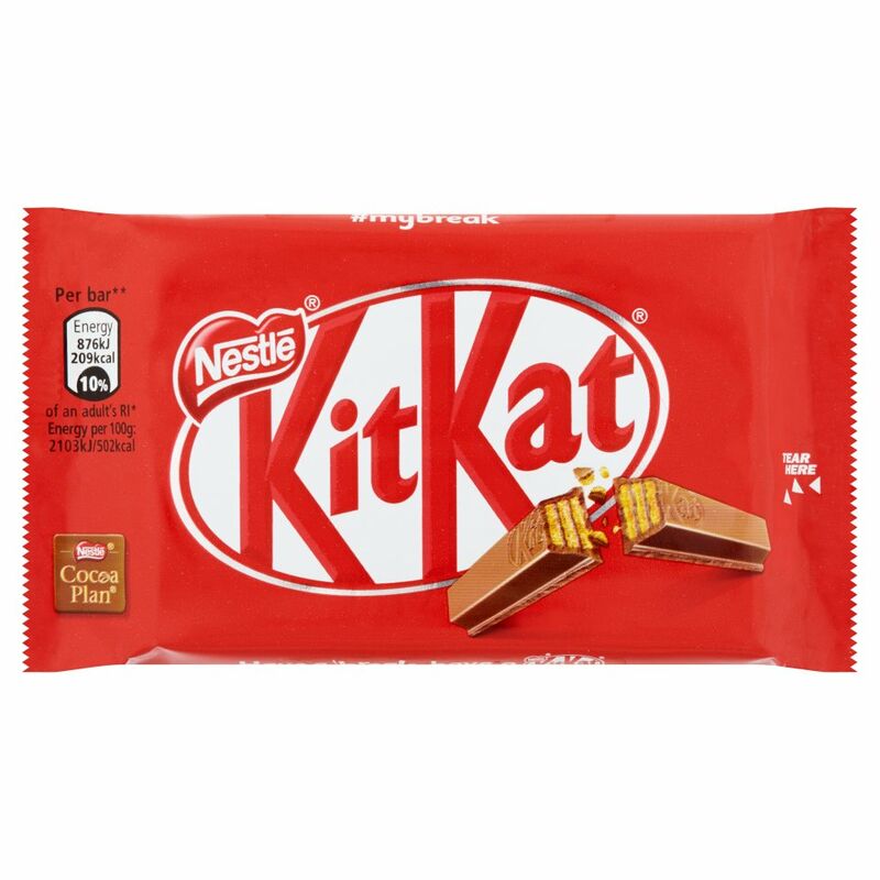 KITKAT 4 Finger Milk Chocolate Bar 41.5g