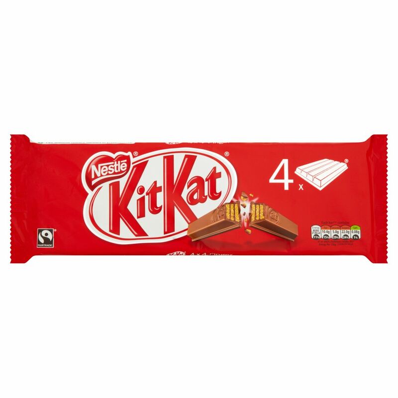 KITKAT 4 Finger Milk Chocolate Bar 41.5g 4 Pack