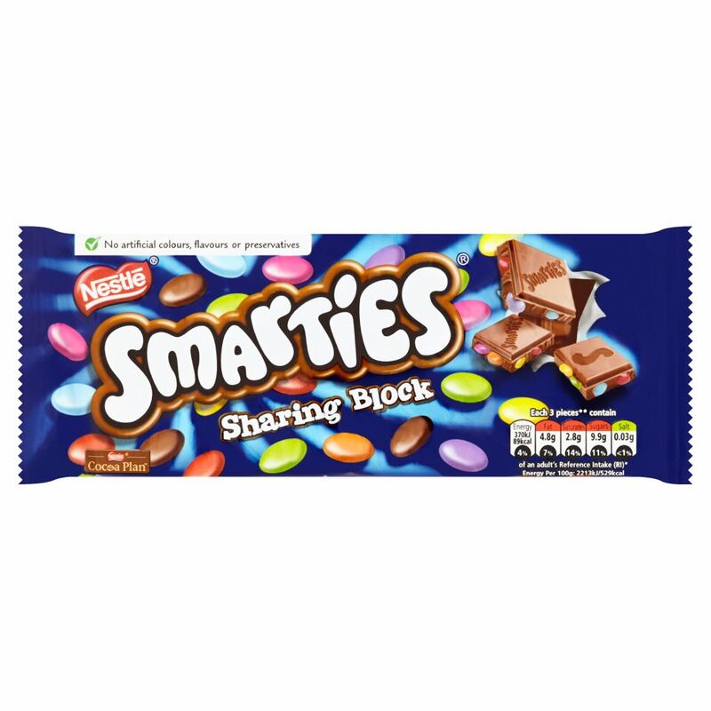 Nestlé Smarties Giant Block 100g - Centra