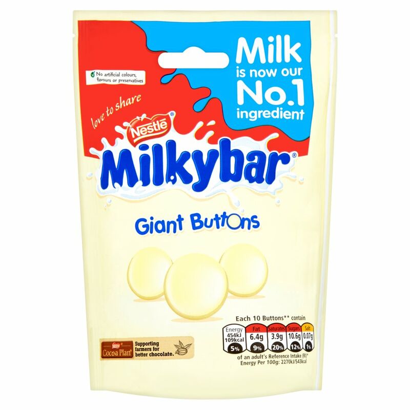 MILKYBAR Giant Buttons 108g MILKYBAR Giant Buttons 108g