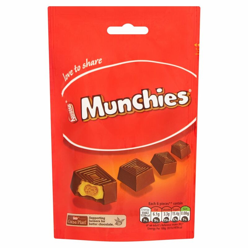 Munchies Chocolate Sharing Bag 113g Munchies Chocolate Sharing Bag 113g