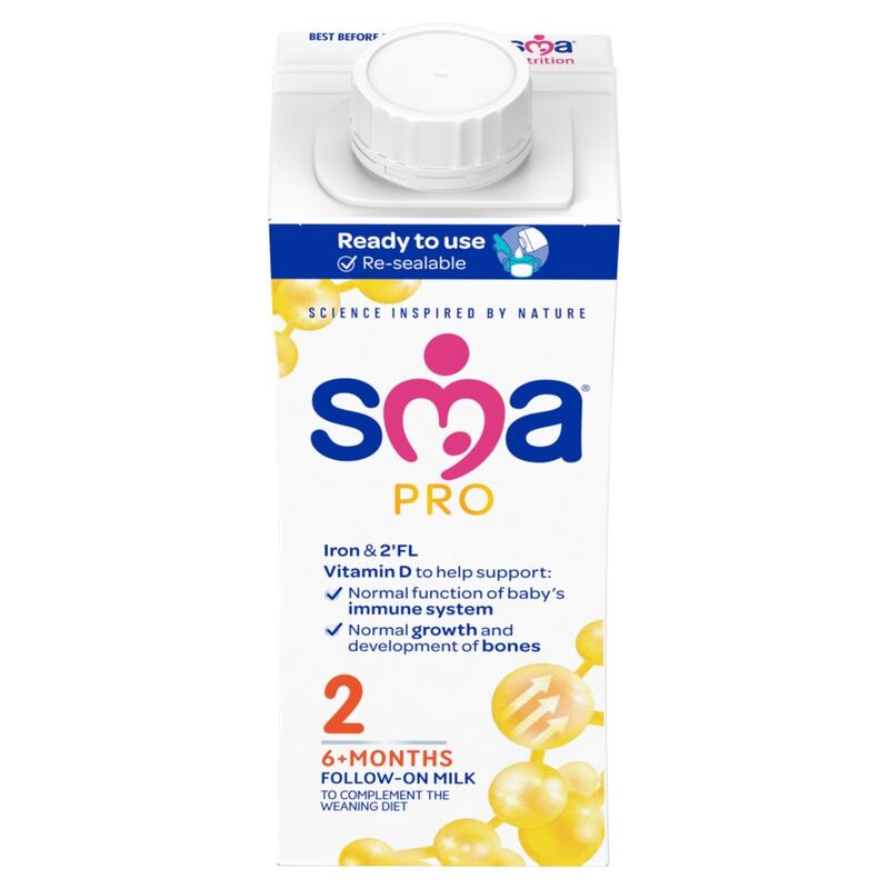 SMA Pro Follow-on Milk 6 Month+ Ready to Drink 200ml