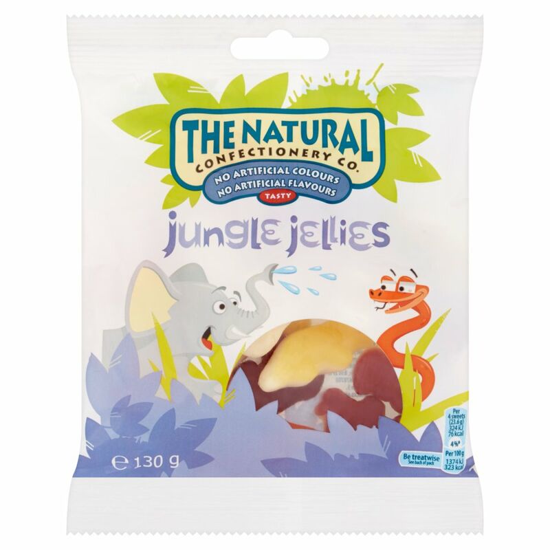 The Natural Confectionery Co. Jungle Jellies 130g The Natural Confectionery Co. Jungle Jellies 130g