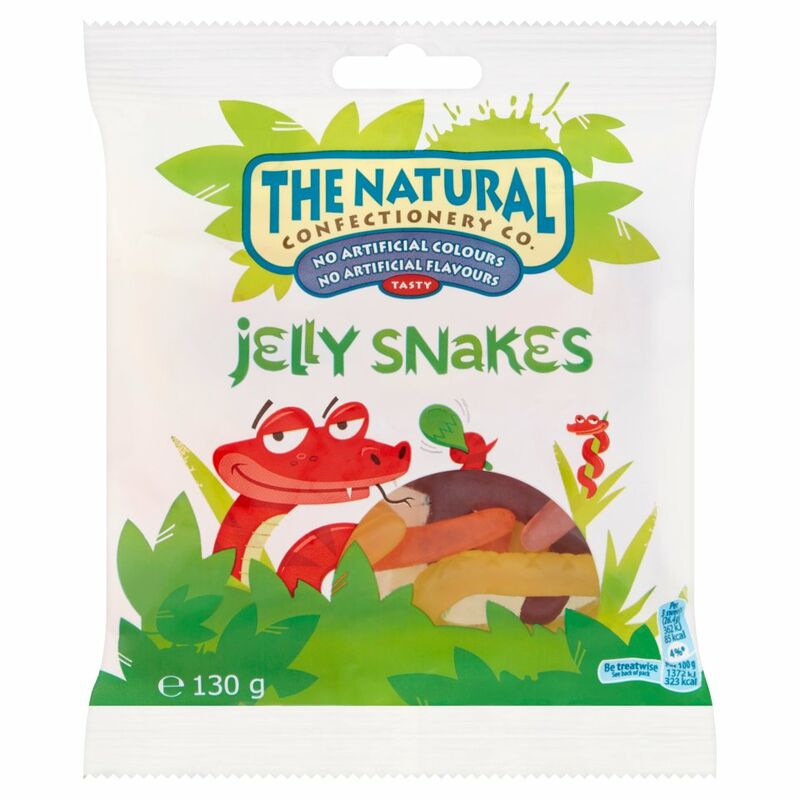 The Natural Confectionery Co. Jelly Snakes 130g The Natural Confectionery Co. Jelly Snakes 130g