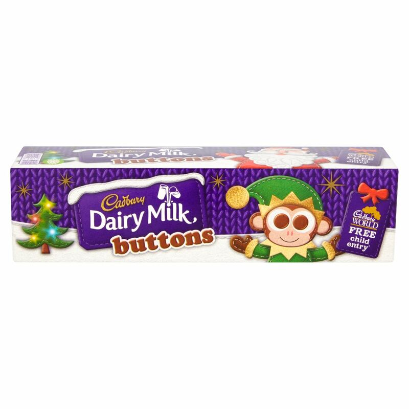 Cadbury Dairy Milk Buttons Chocolate Tube 72g Cadbury Dairy Milk Buttons Chocolate Tube 72g