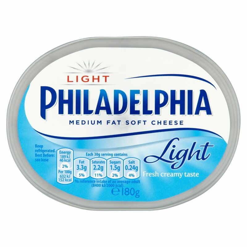 Philadelphia Light Soft White Cheese 180g Philadelphia Light Soft White Cheese 180g