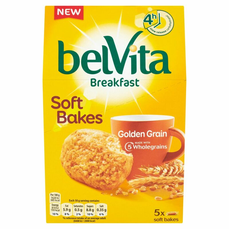 Belvita Breakfast Biscuits Soft Bakes Golden Grain 250g Centra