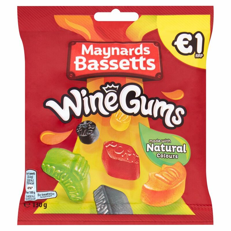 Maynards Bassetts Wine Gums 130g