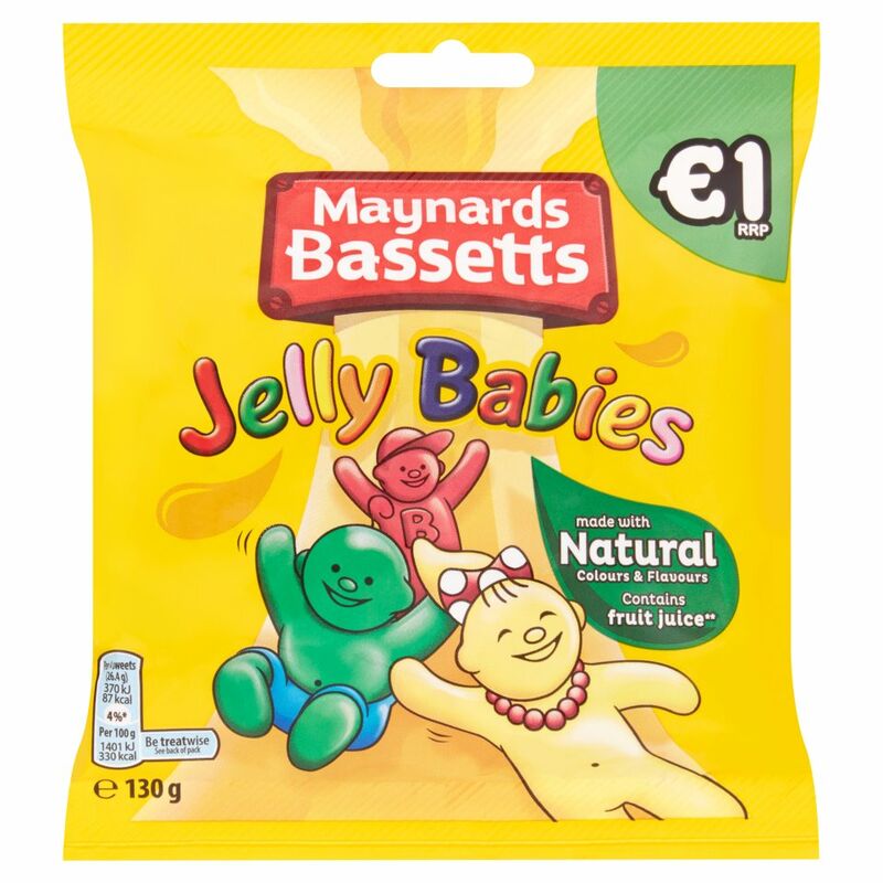 Maynards Bassetts Jelly Babies 130g