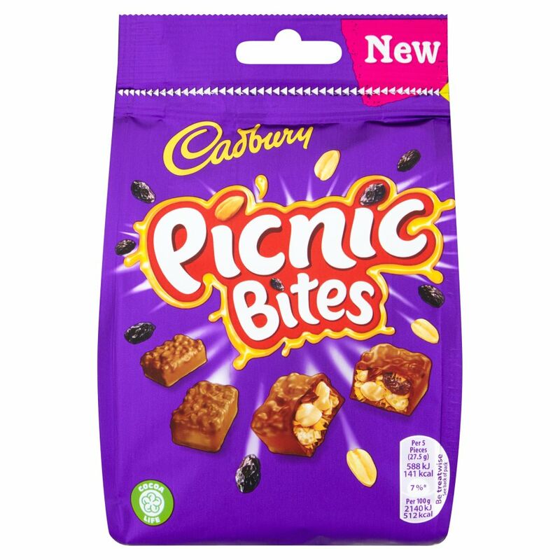 Cadbury Picnic Bites Chocolate Bag 110g