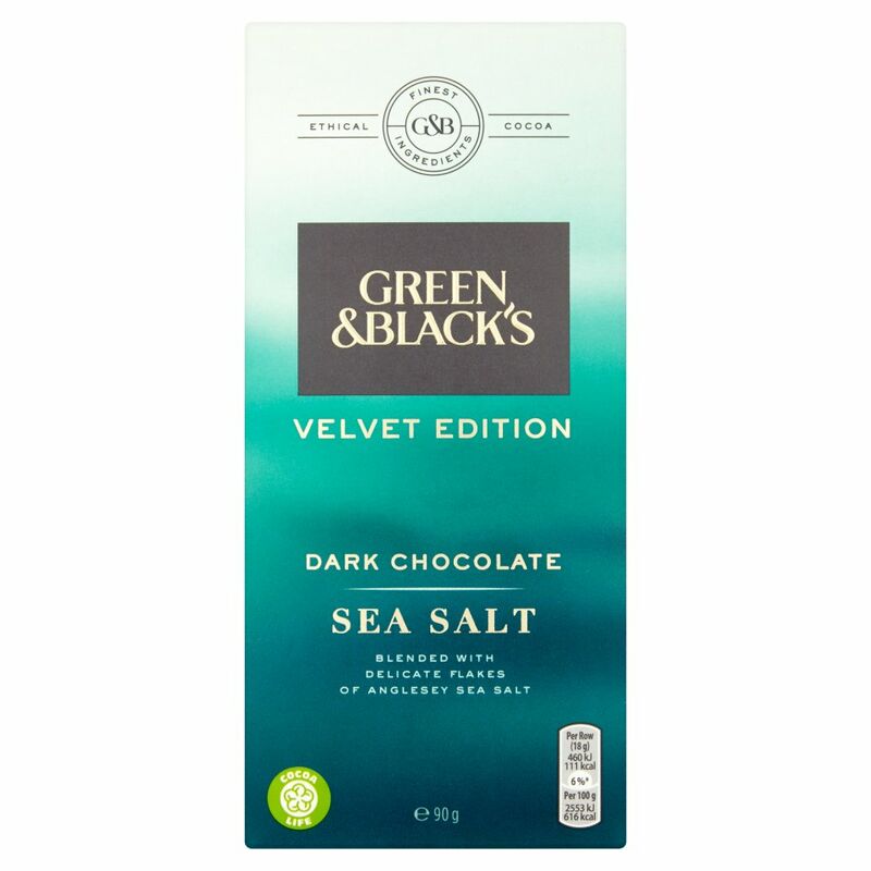 Green & Black's Dark Sea Salt Chocolate Bar 90g
