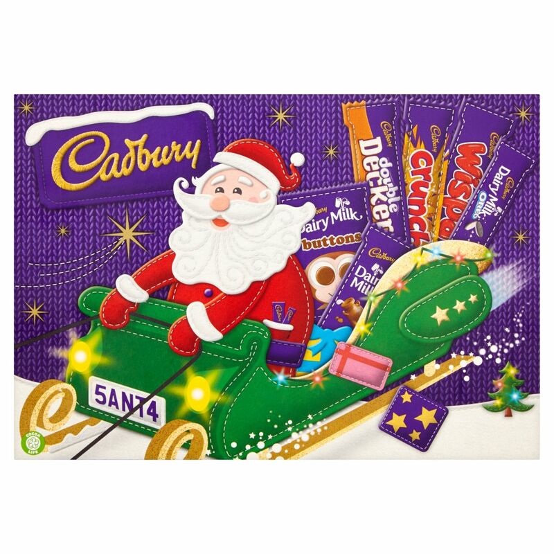Cadbury Medium Santa Chocolate Selection Box 169g