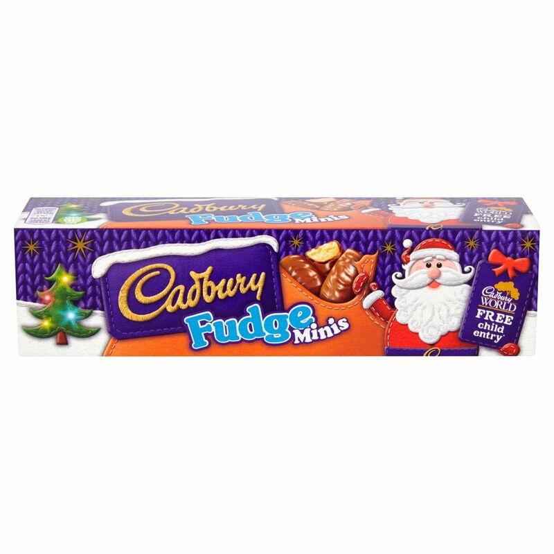 Cadbury Fudge Minis Chocolate Tube 72g Cadbury Fudge Minis Chocolate Tube 72g