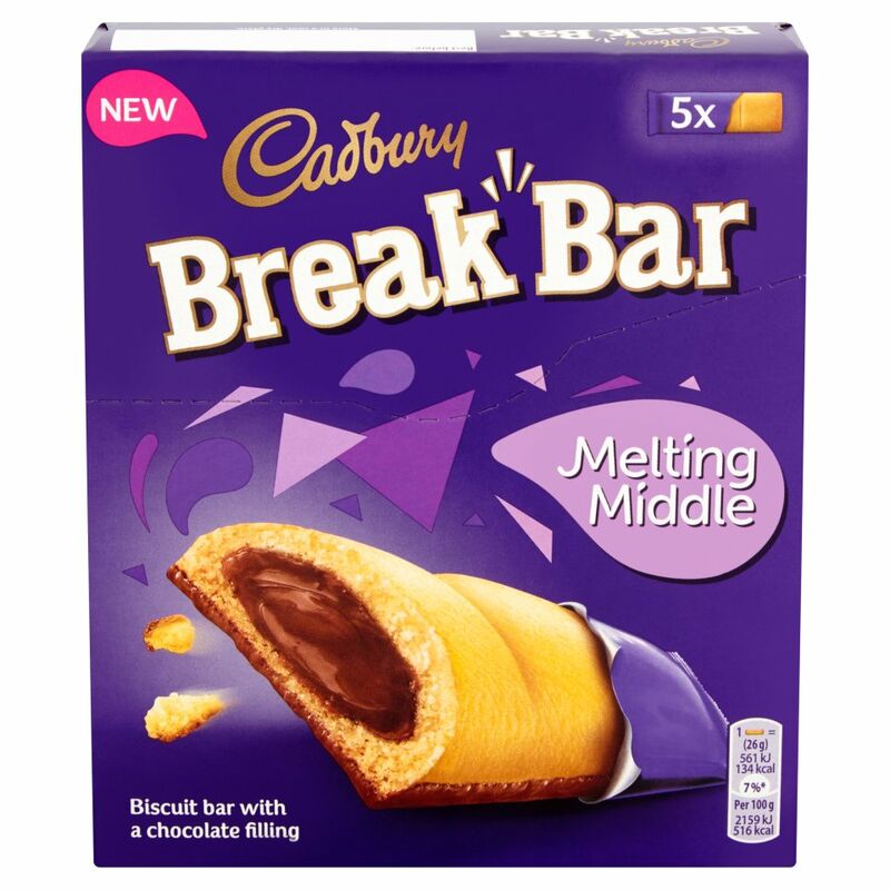 Cadbury Break Bar Melting Middle Original 130g Cadbury Break Bar Melting Middle Original 130g