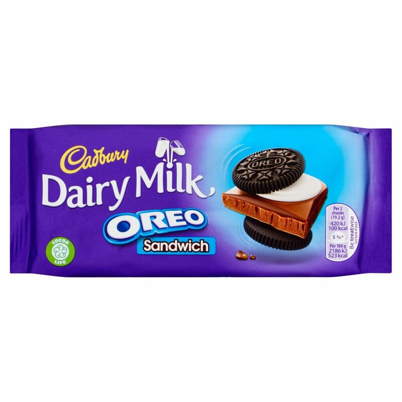 Cadbury Dairy Milk Oreo Sandwich 96g