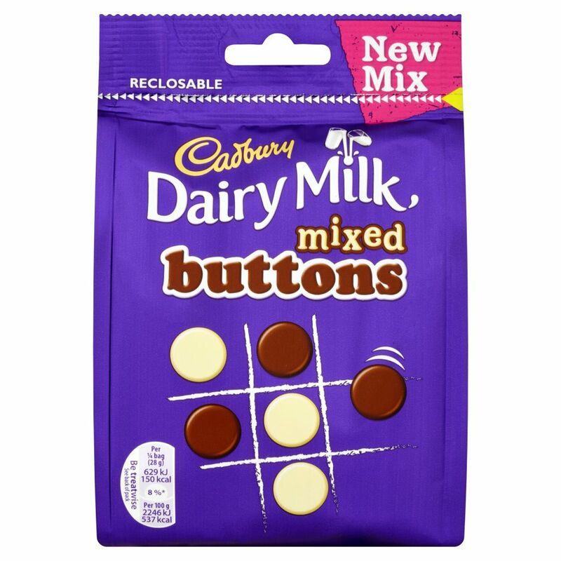 Cadbury Dairy Milk Mixed Buttons Bag 115g