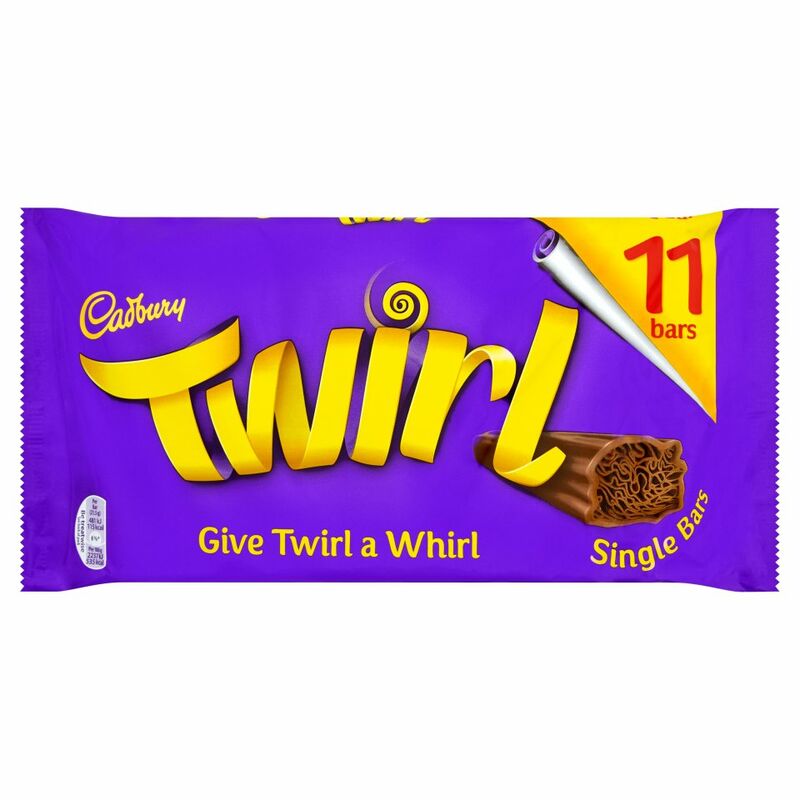 Cadbury Twirl Chocolate Bar 11 Pack 236.5g