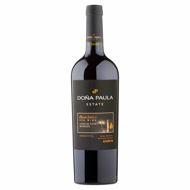 Doña Paula Estate Black Edition Red Wine 75cl Doña Paula Estate Black Edition Red Wine 75cl