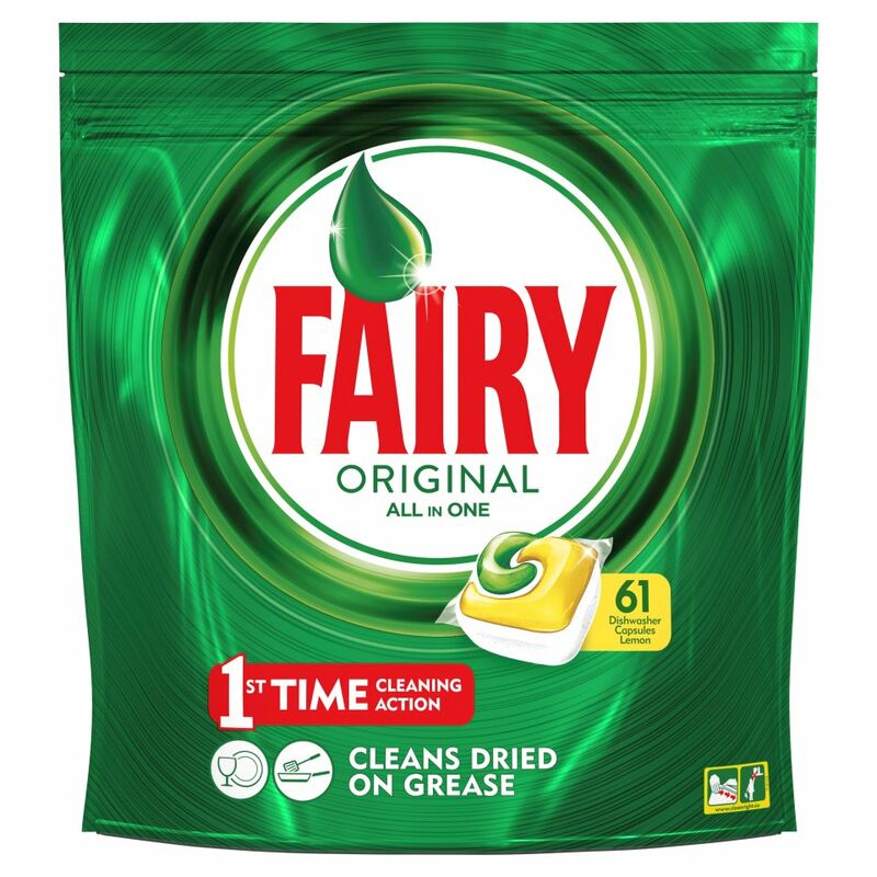Fairy Original All In One Dishwasher Tablets Lemon x61