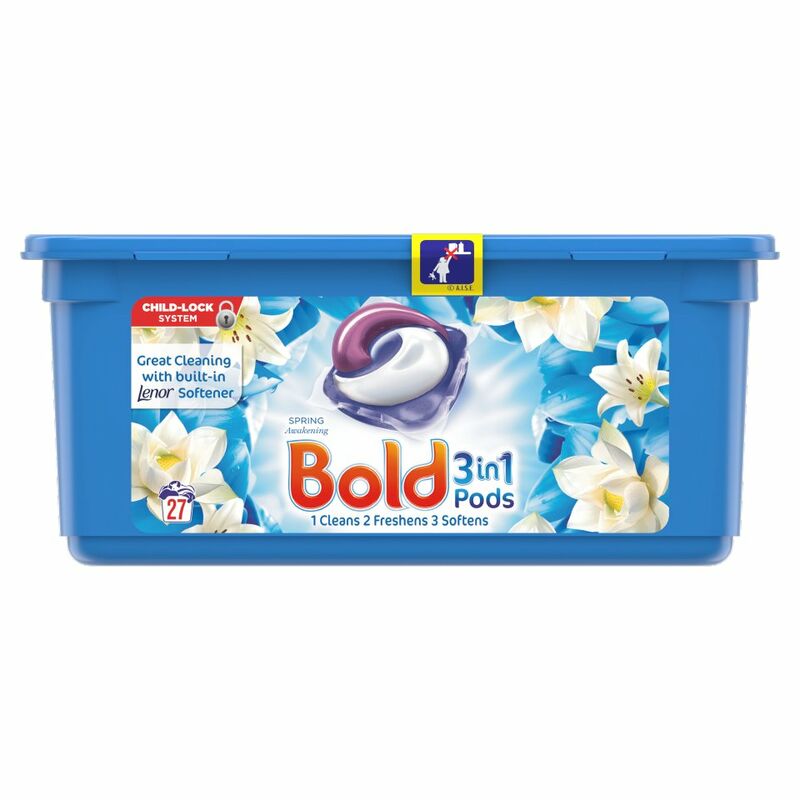 Bold 3in1 Pods Spring Awakening Washing Liquid Capsules 27 Washes
