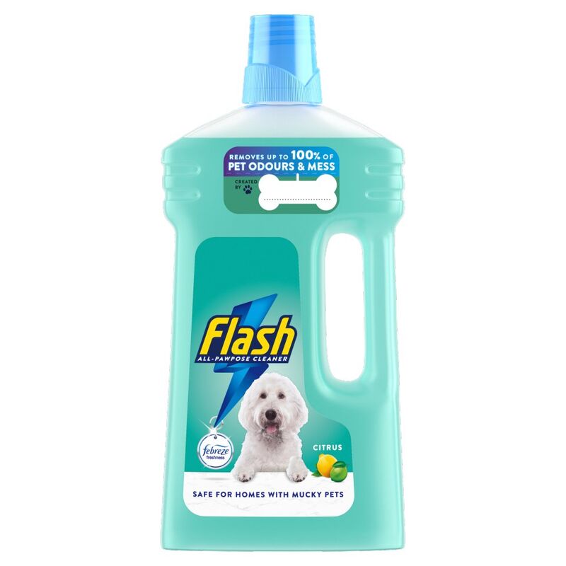 Flash Liquid Cleaner For Pet Lovers Floor Cleaning &  Odour Removal 1L