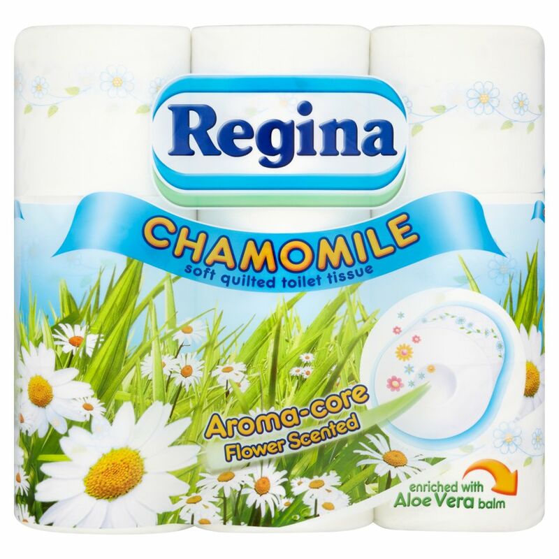 Regina Chamomile Soft Quilted Toilet Tissue 9 Rolls