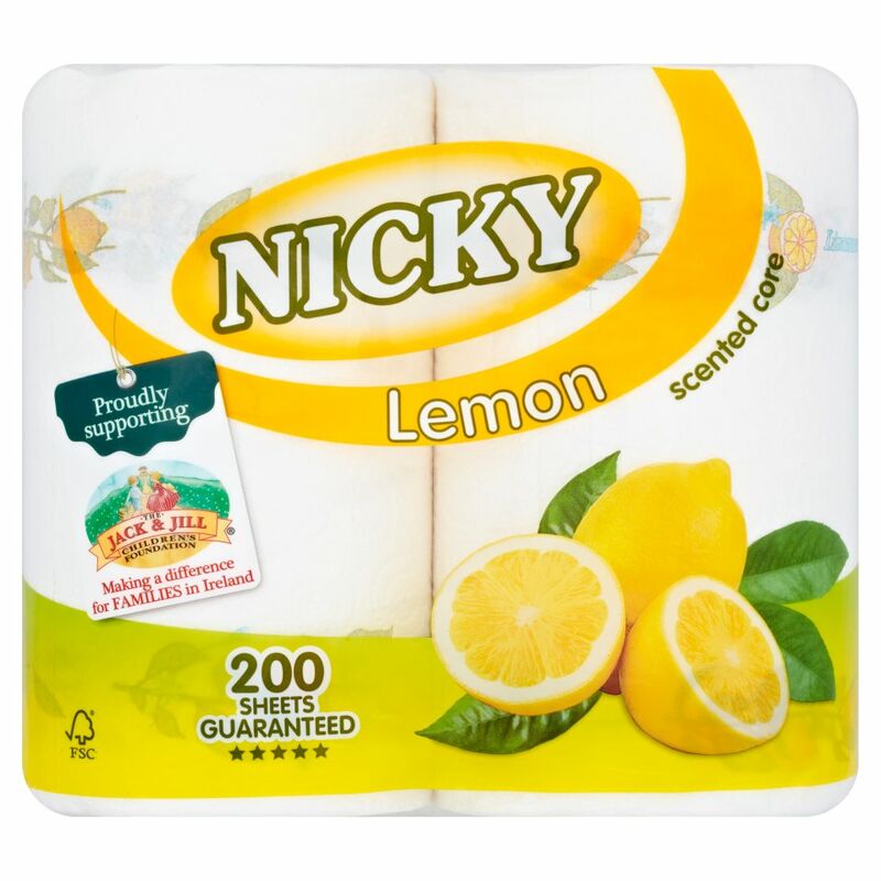 Nicky Lemon Scented Core 2 Rolls Nicky Lemon Scented Core 2 Rolls