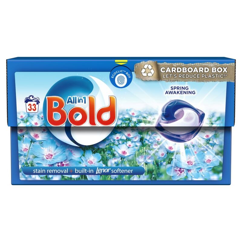 Bold All-in-1 PODS® Washing Liquid Capsules 33 Washes, Spring Awakening