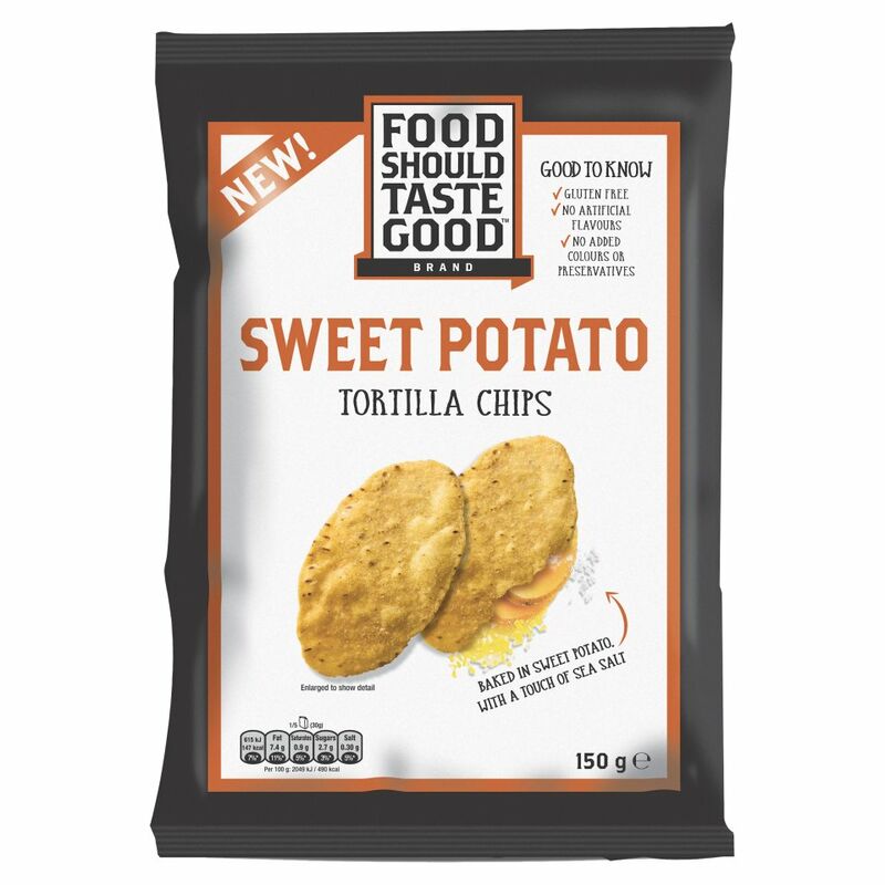 Food Should Taste Good Gluten Free Sweet Potato Tortilla Chips 150g
