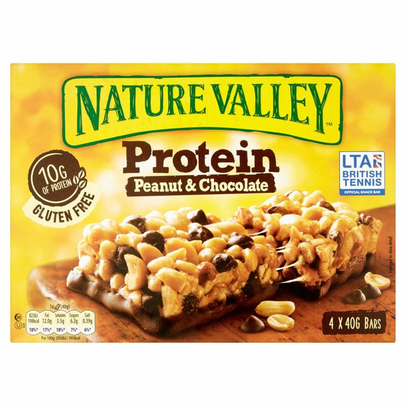 Nature Valley Protein Peanut & Chocolate 4 x 40g (160g) Nature Valley Protein Peanut & Chocolate 4 x 40g (160g)