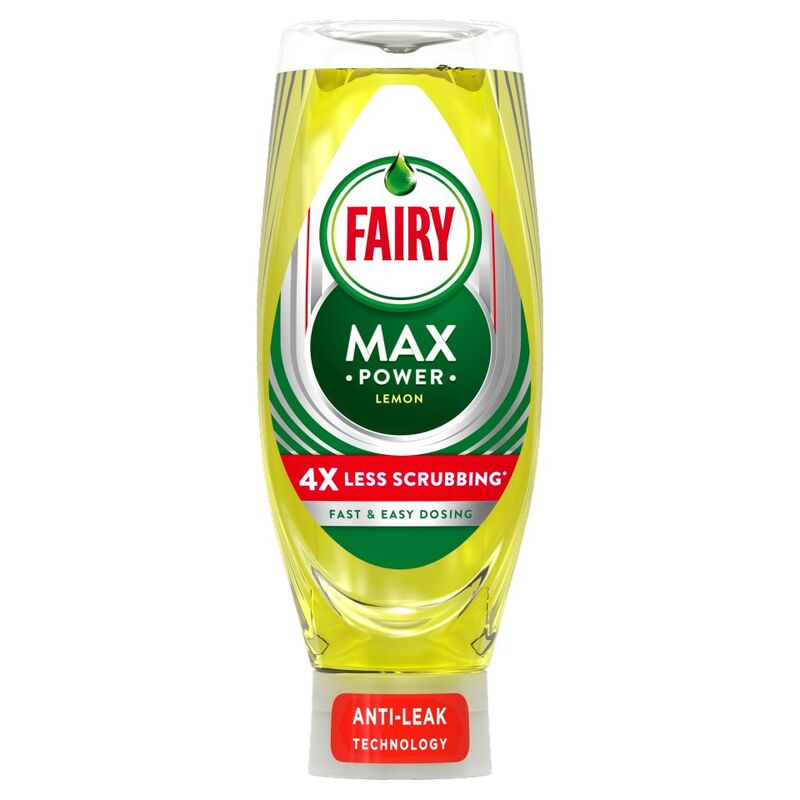 Fairy MaxPower Washing Up Liquid Lemon 640 ML