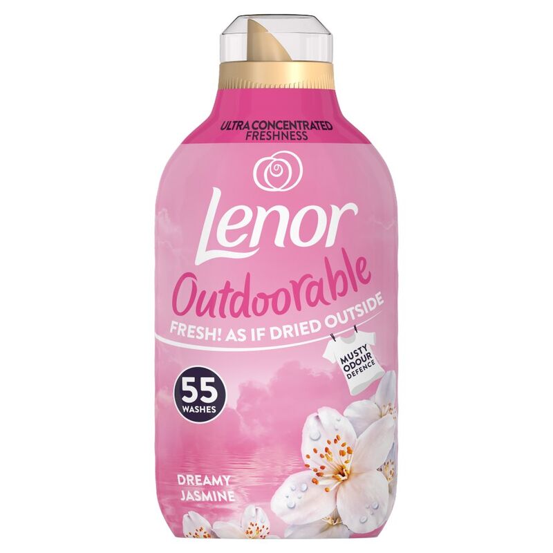 Lenor Outdoorable Fabric Conditioner 55 Washes, 770ml, Dreamy Jasmine