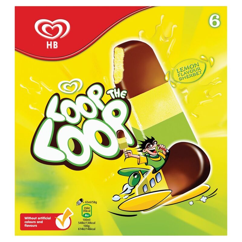 Loop The Loop Ice Lolly 6 x 65ml