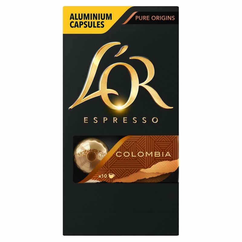 L'OR Espresso Colombia Intensity 8, 10 Aluminium Coffee Capsules