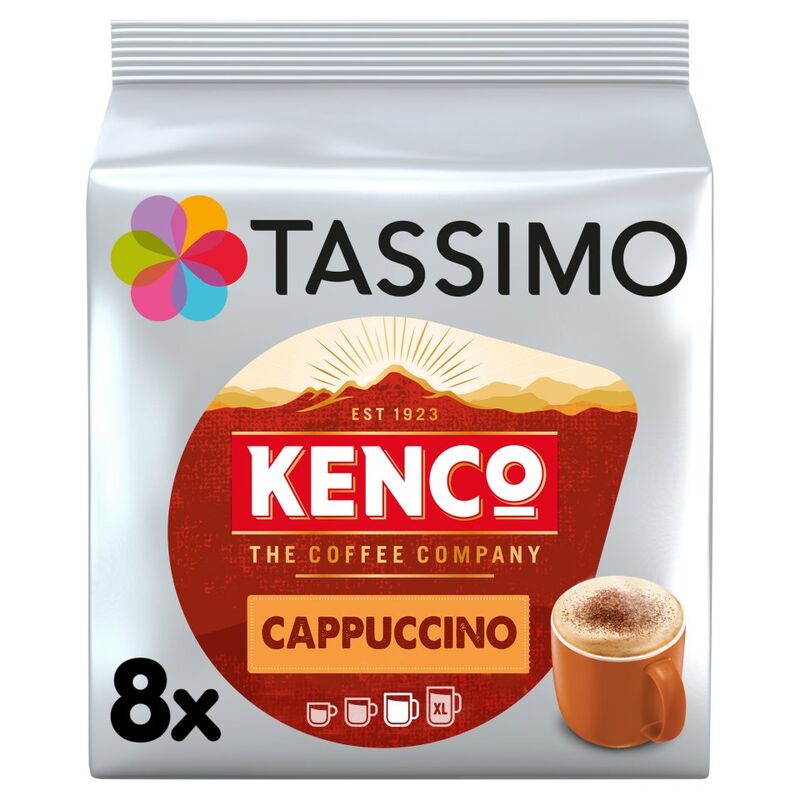Tassimo Kenco Cappuccino Coffee Pods x8
