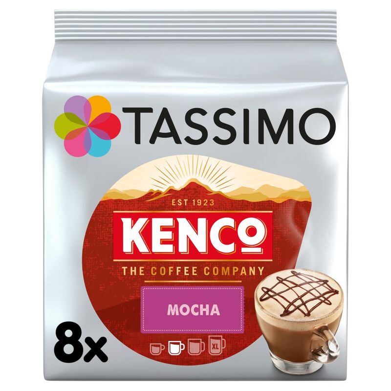 Tassimo Kenco Mocha Coffee Pods x8
