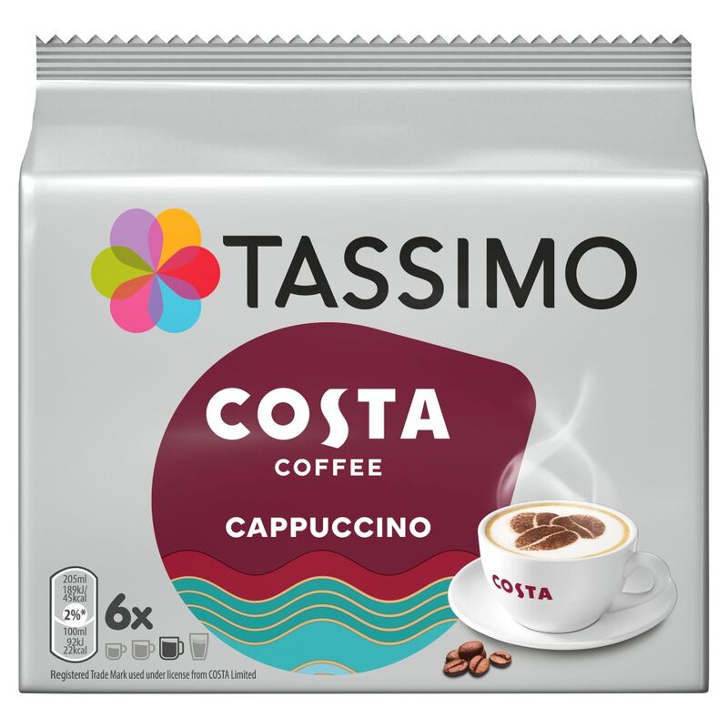 Tassimo Costa 6 Cappuccino 210g