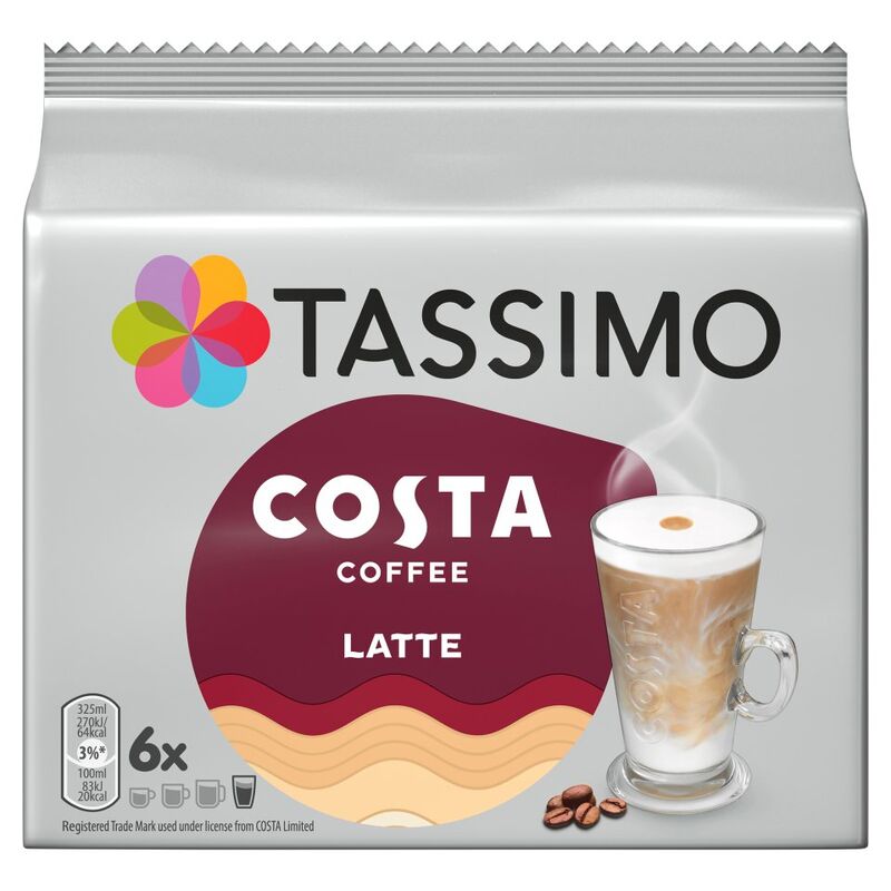 Tassimo Costa 6 Latte 167.4g